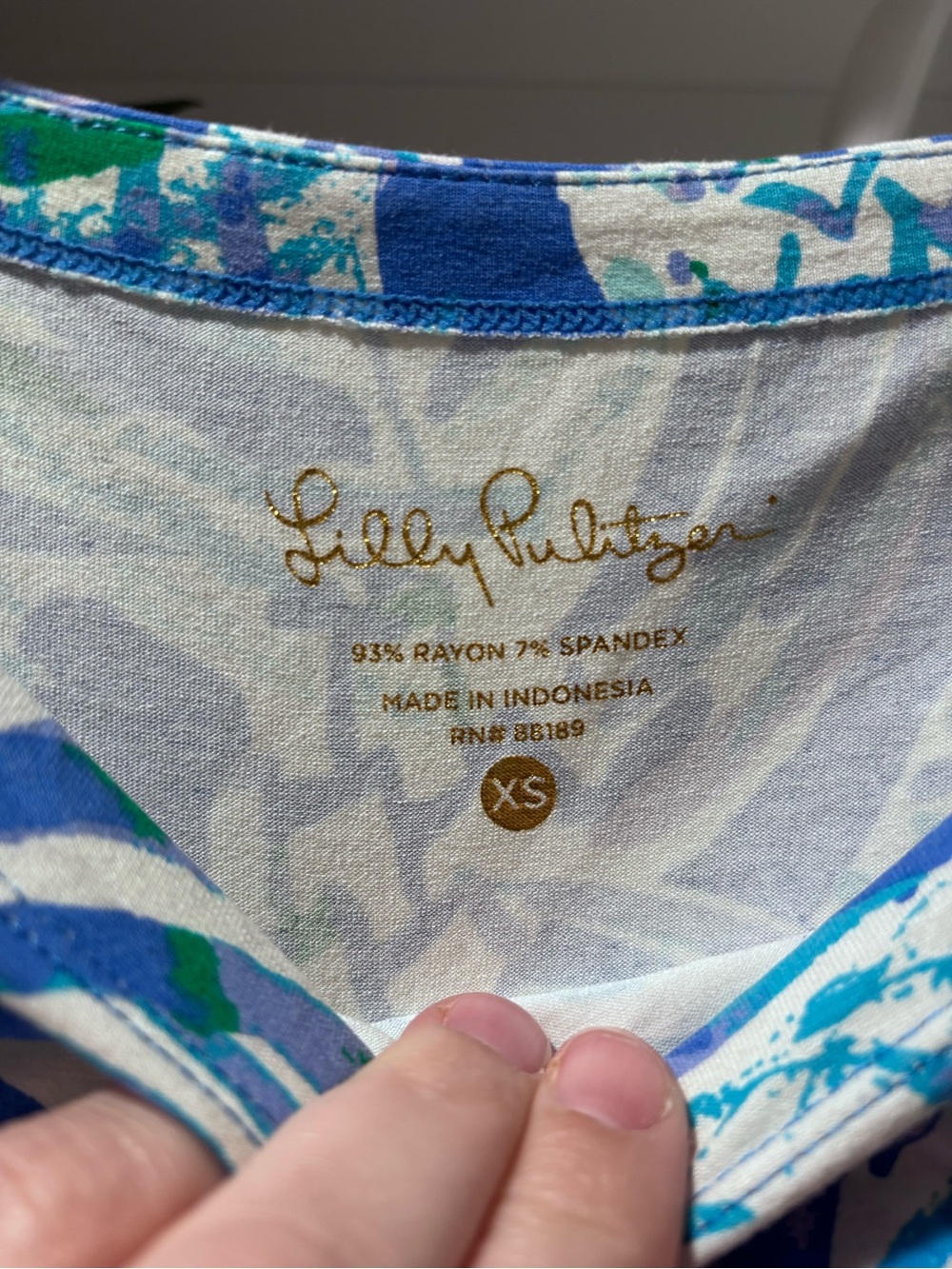 Lilly Pulitzer Blue Women’s Dress XS - Picture 4 of 7